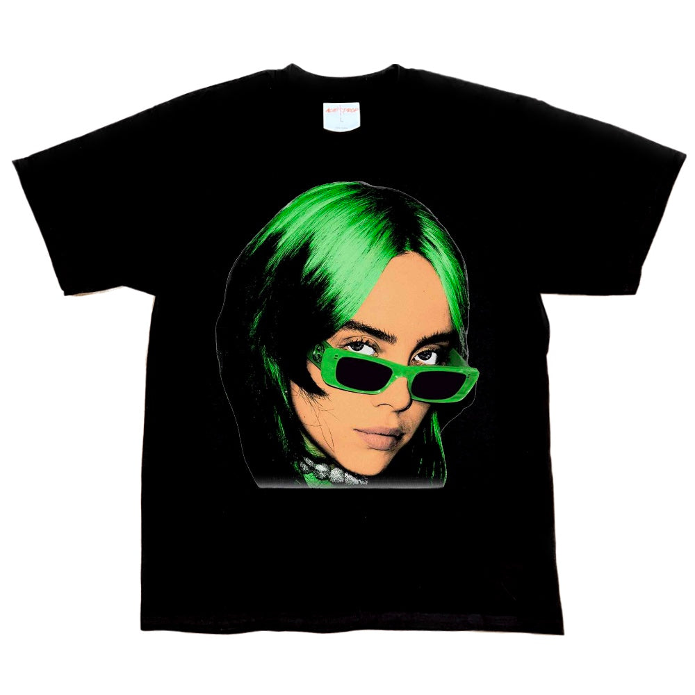 Billie Eilish Green Hair Tee