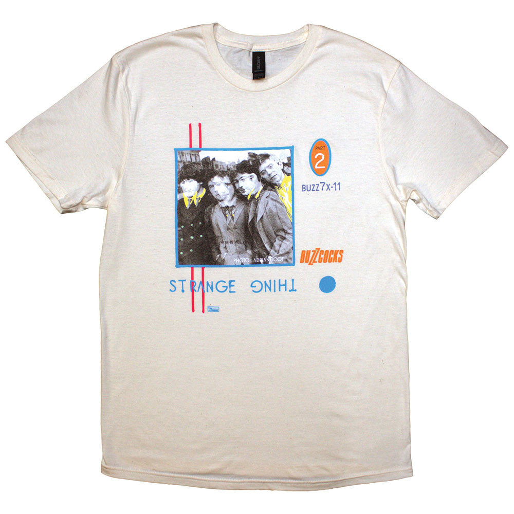 Buzzcocks Strange Thing Natural Tee
