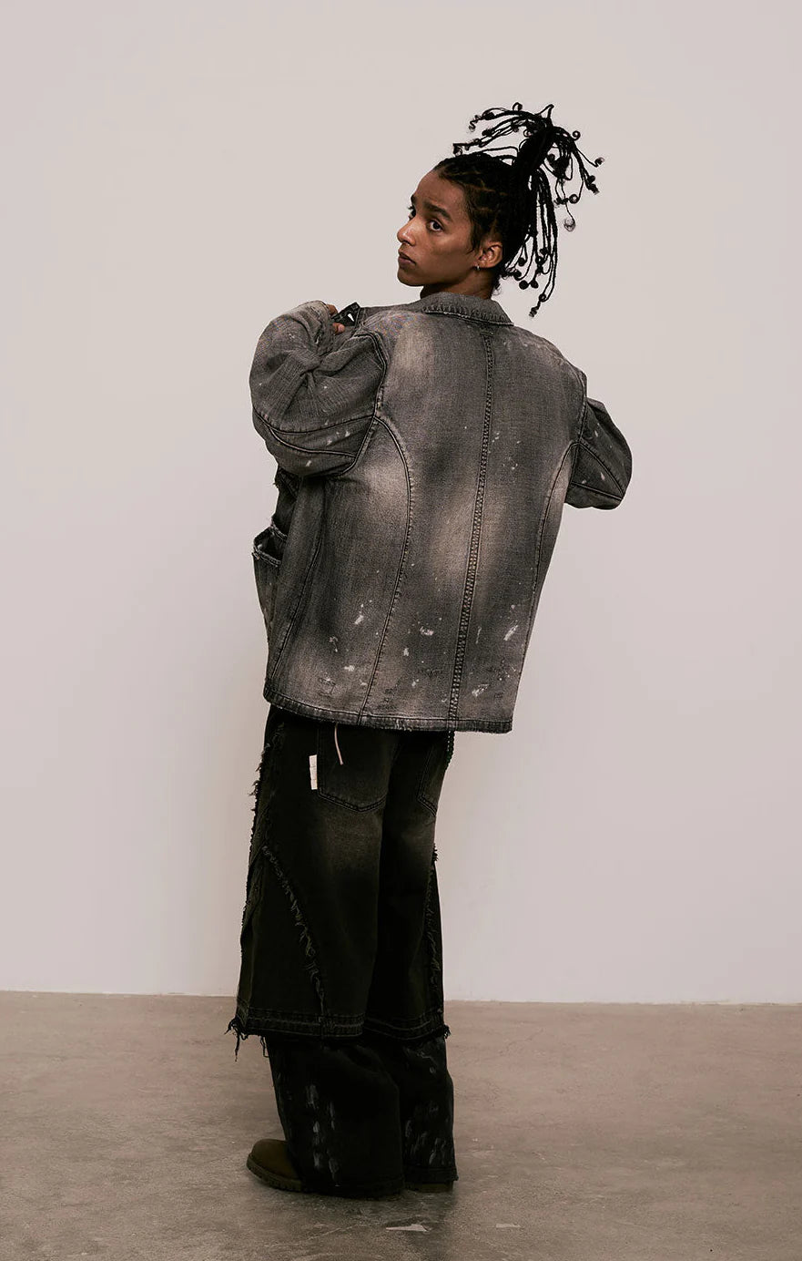 Sense Ageing Coverall Black Jacket