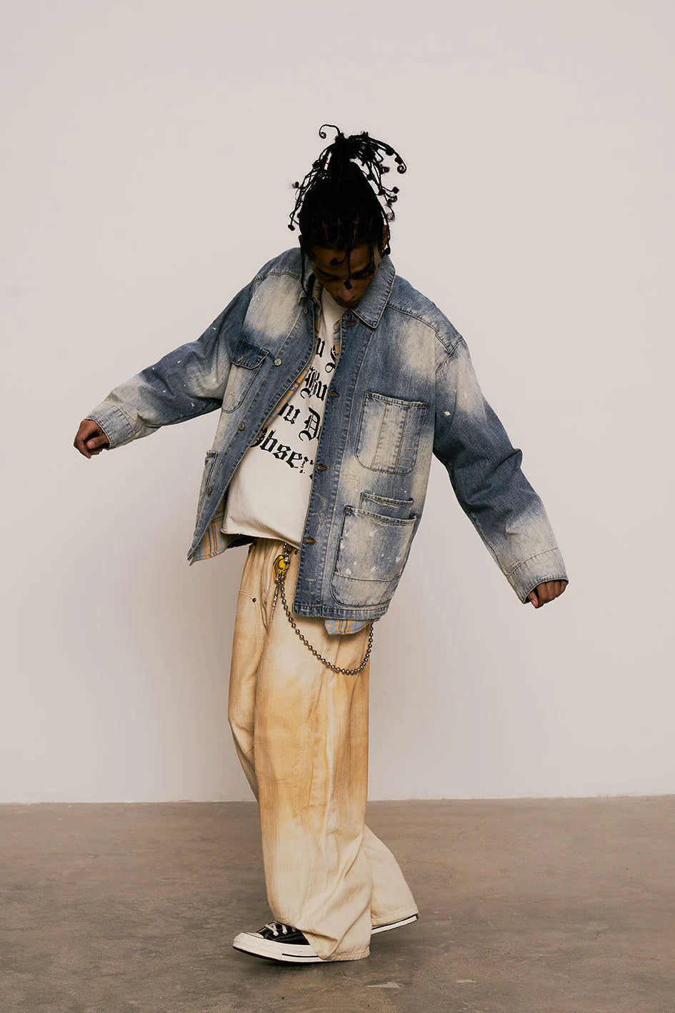 Sense Ageing Coverall Blue Jacket