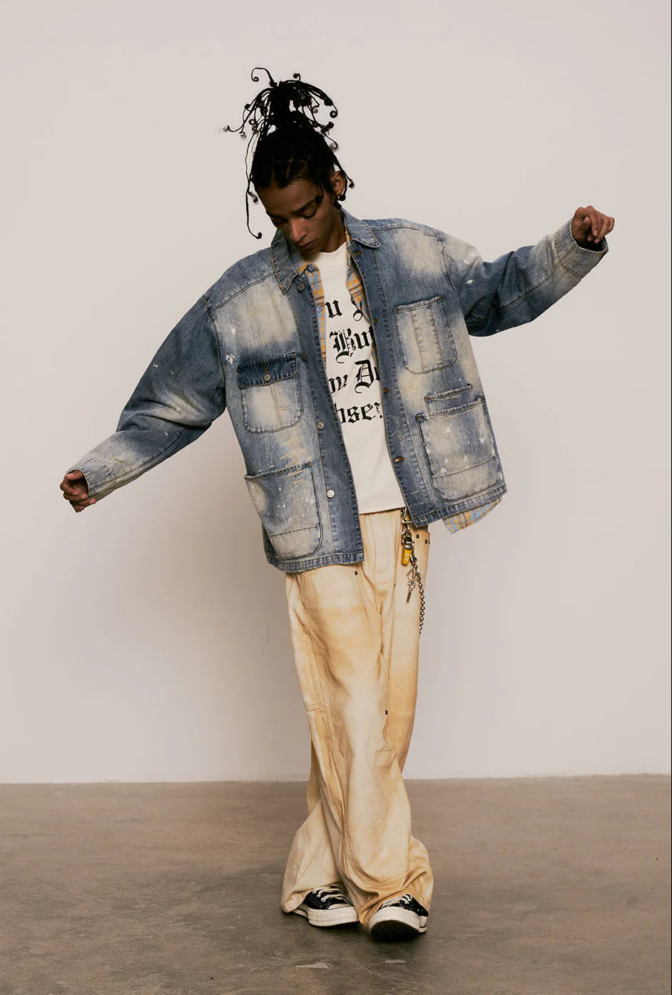 Sense Ageing Coverall Blue Jacket