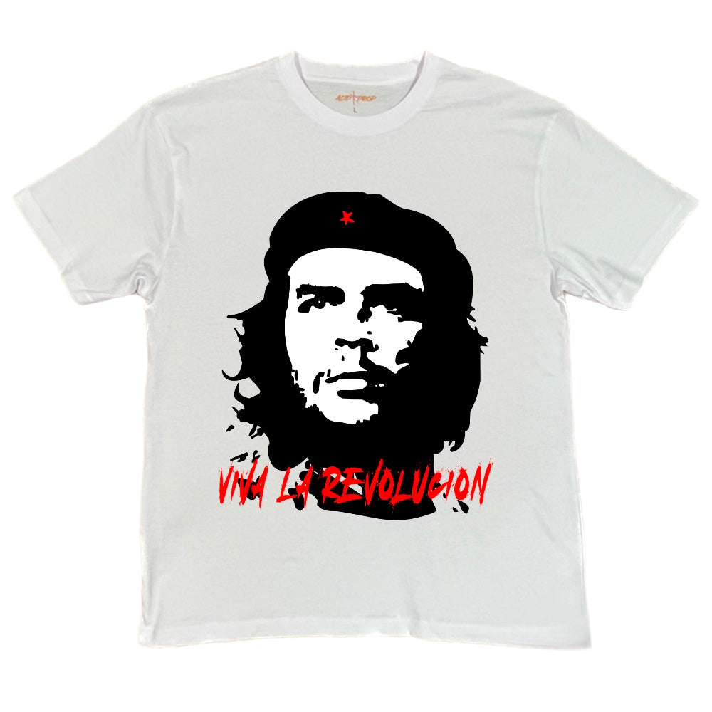 Che Viva White Face Design Tee