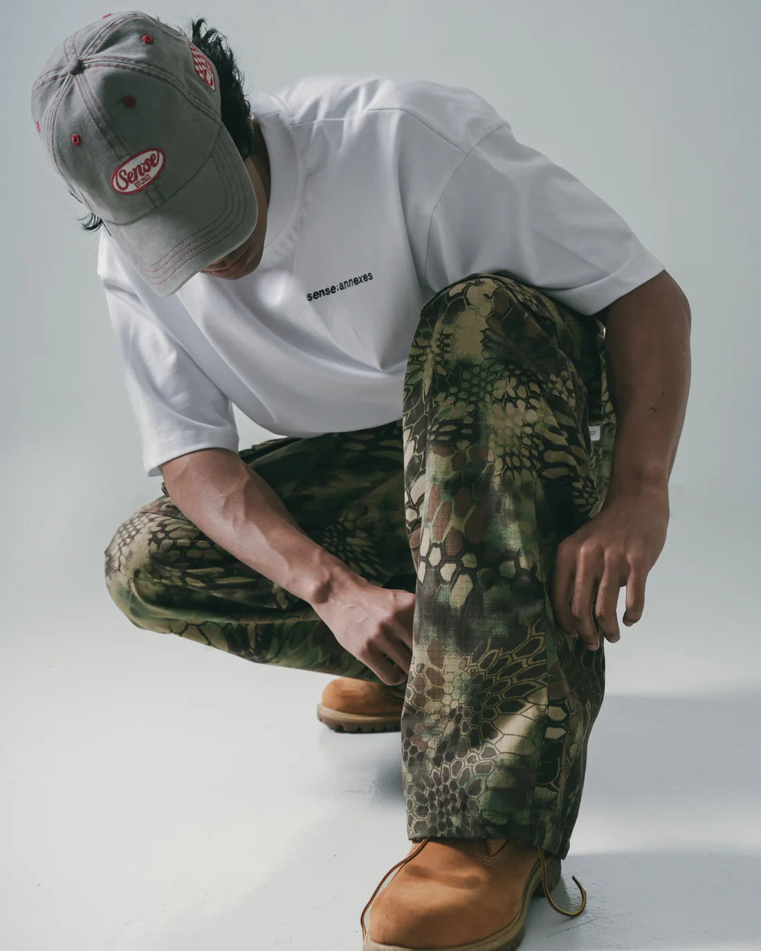 Sense Snake Camo Sand Cargos
