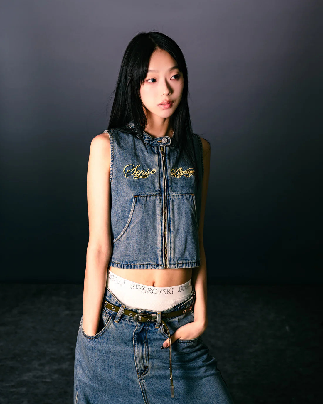 Sense Torque Denim Vest