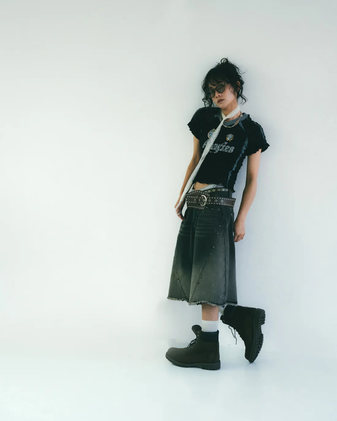 Wrinkles Printed Football Top