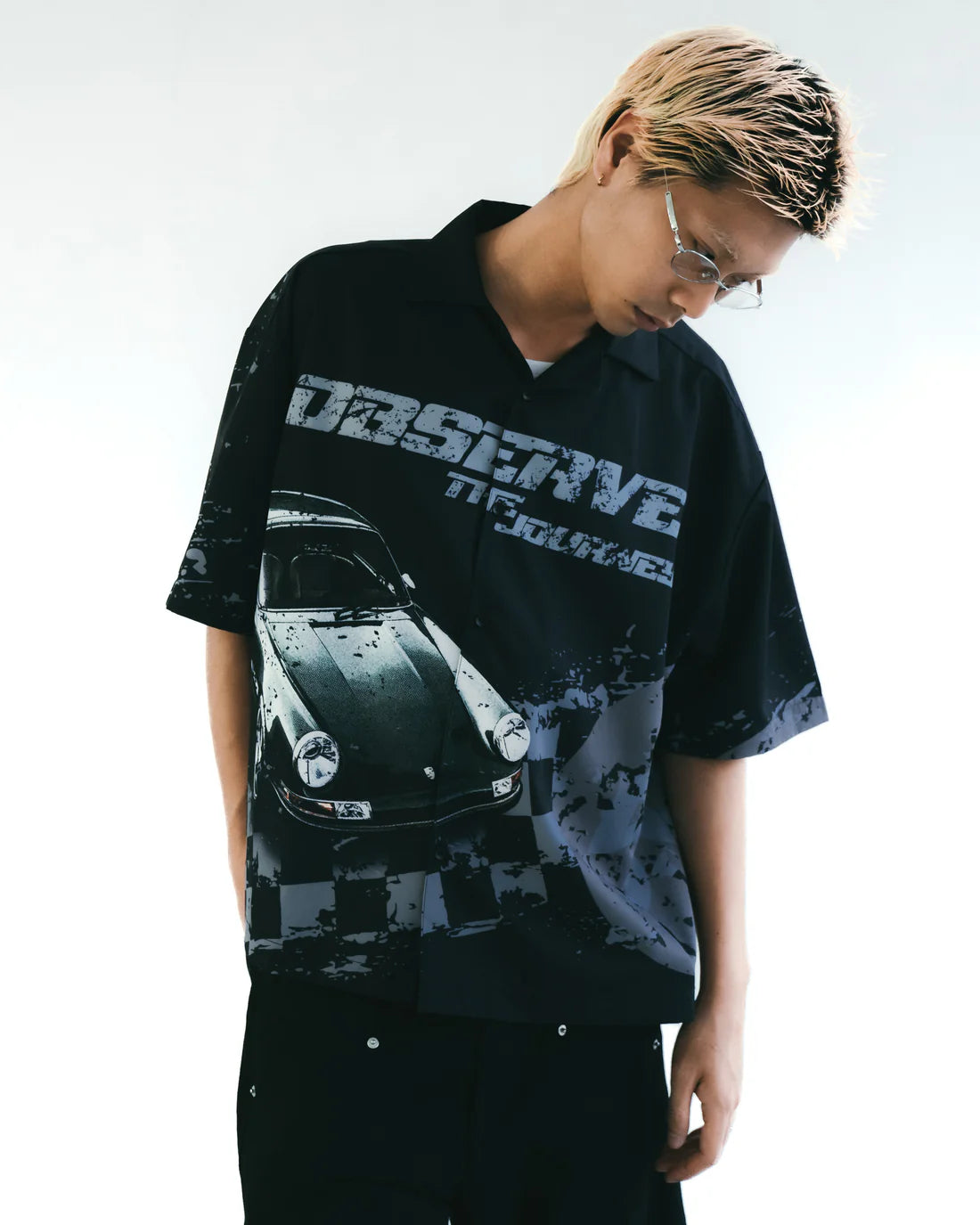 Sense Racing Full Print Black Shirt
