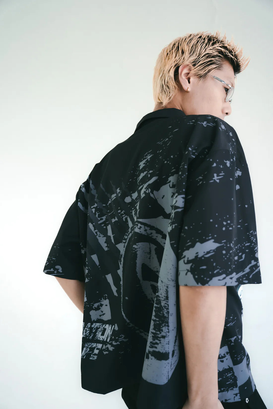 Sense Racing Full Print Black Shirt