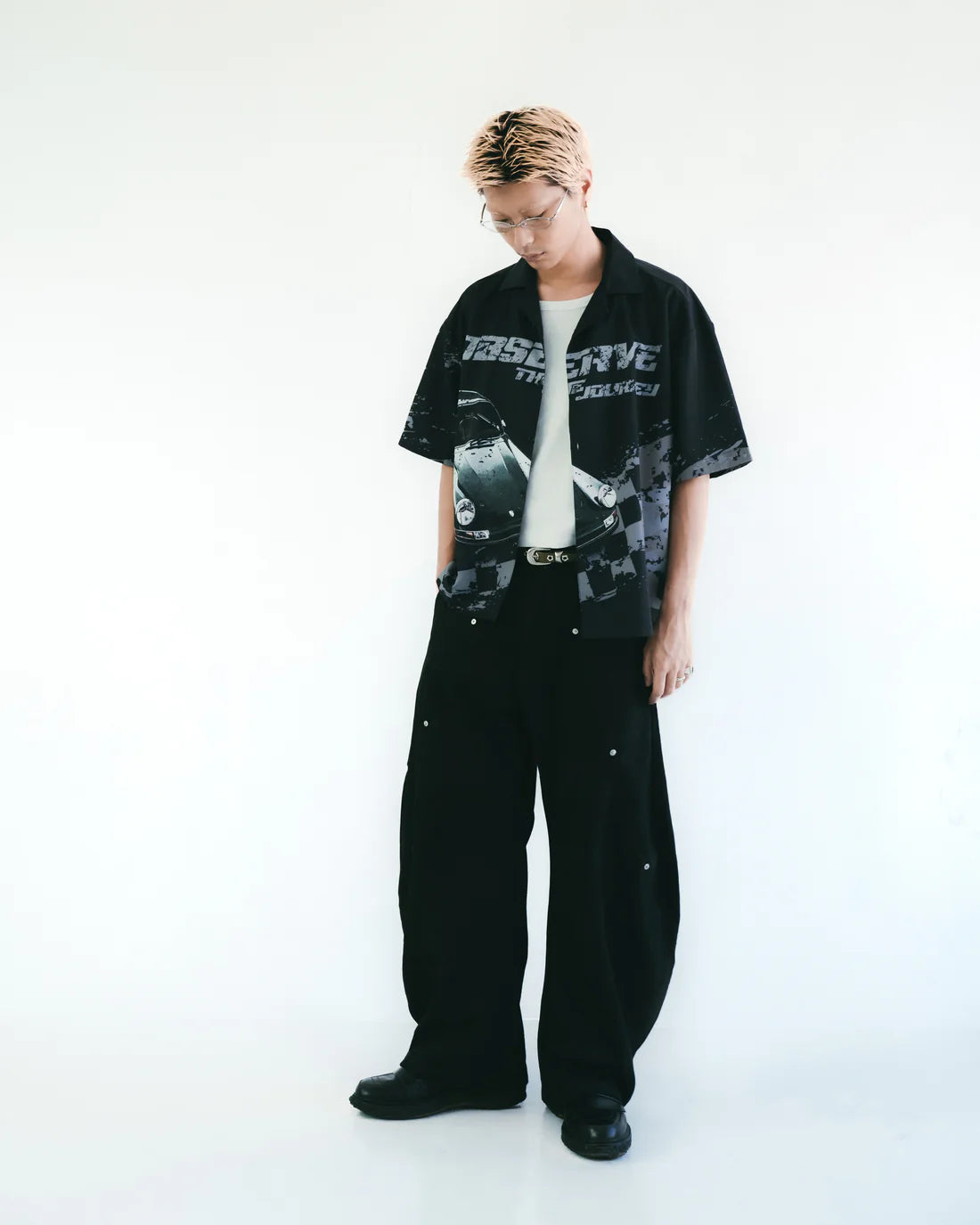 Sense Racing Full Print Black Shirt