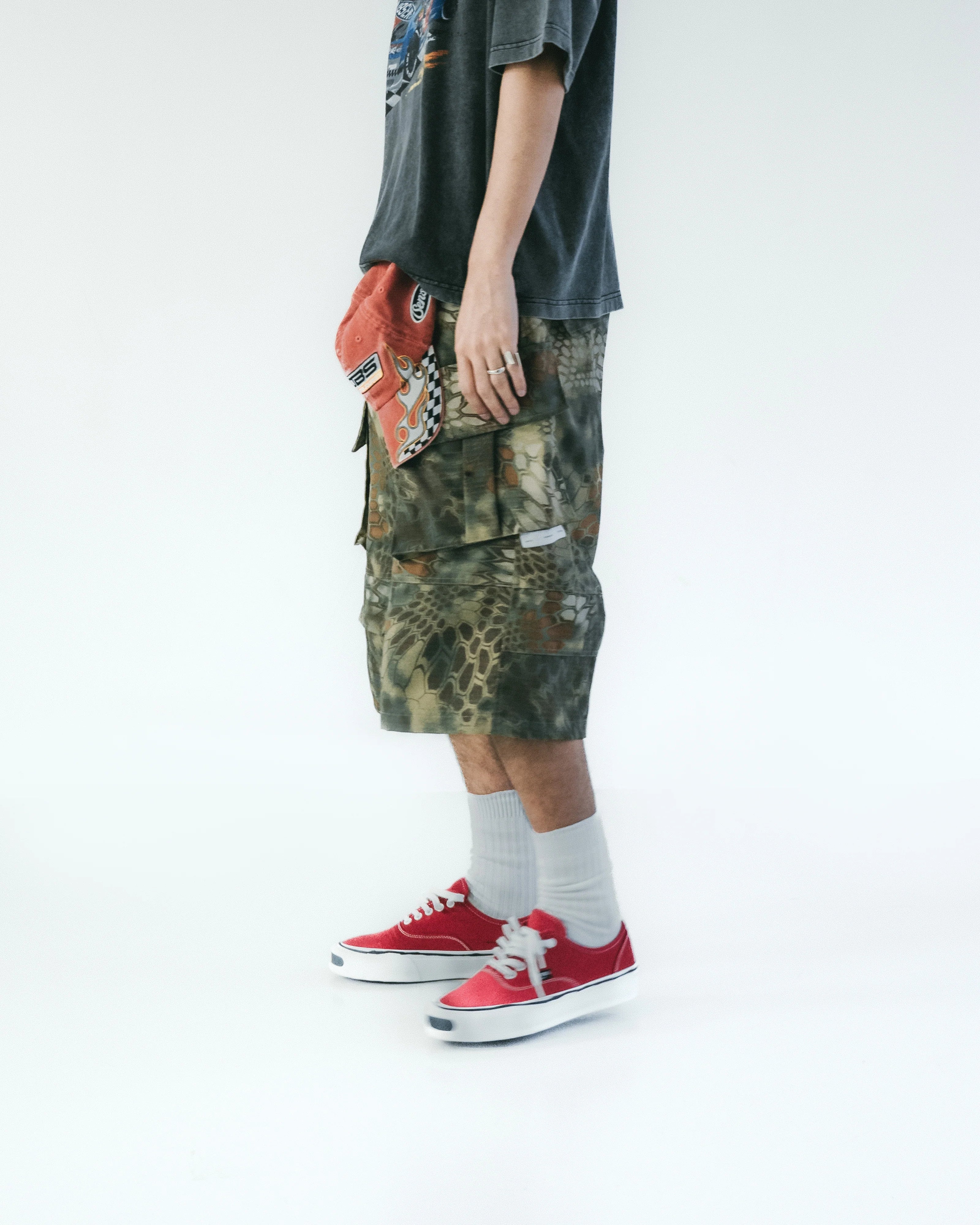 Sense Snake Capri Camo Jorts