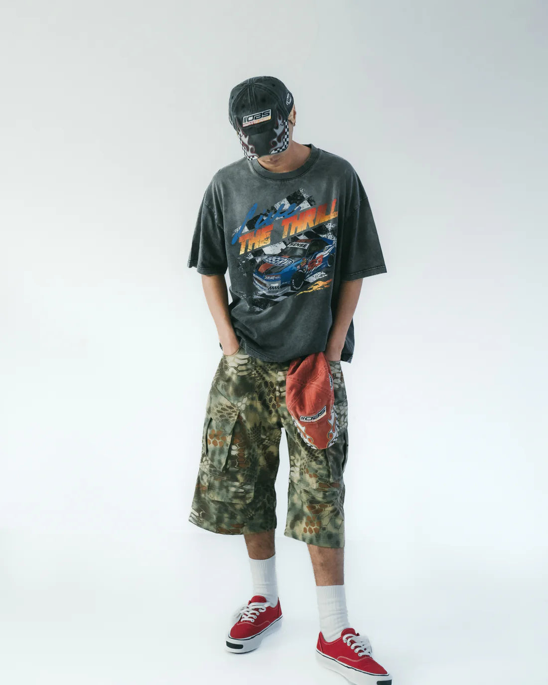 Sense Snake Capri Camo Jorts