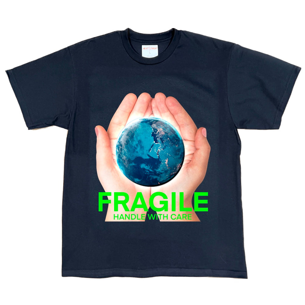 Earth Fragile Hands Use Less Tee