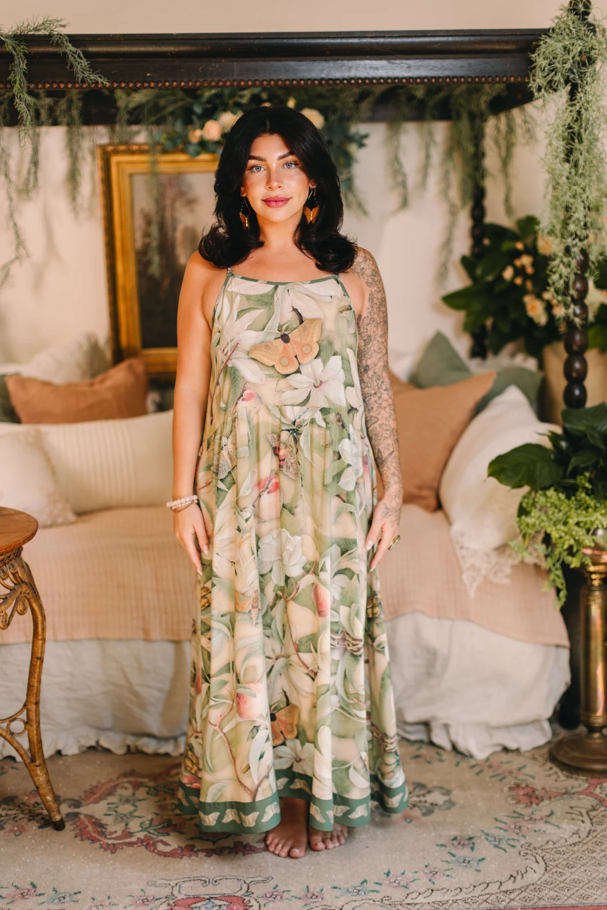Fleur De Soleil Boheme Slip Dress