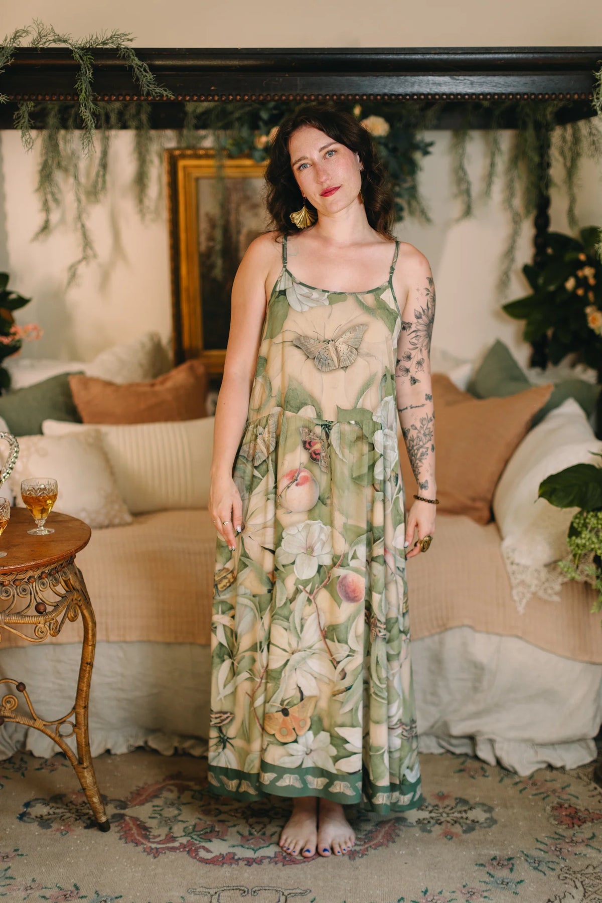 Fleur De Soleil Boheme Slip Dress