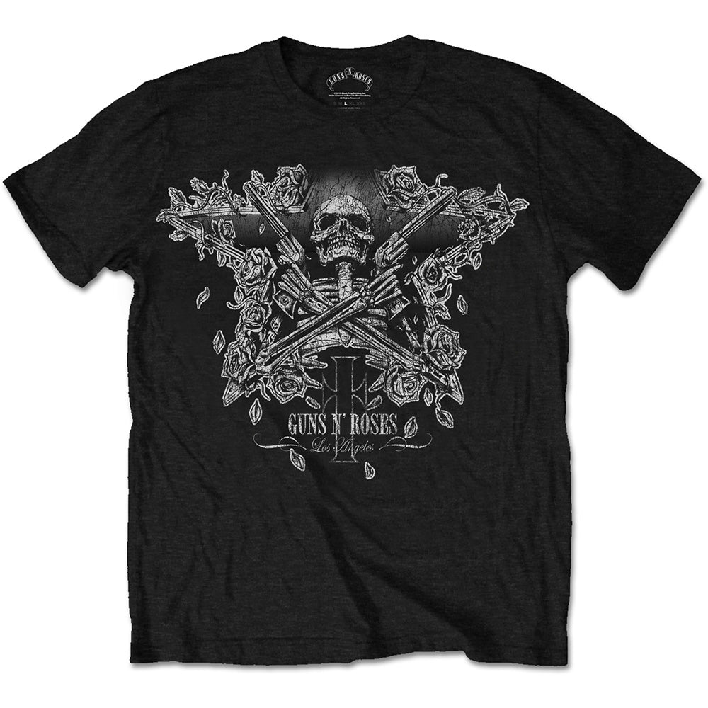 Guns N Roses Skeleton Guns Tee