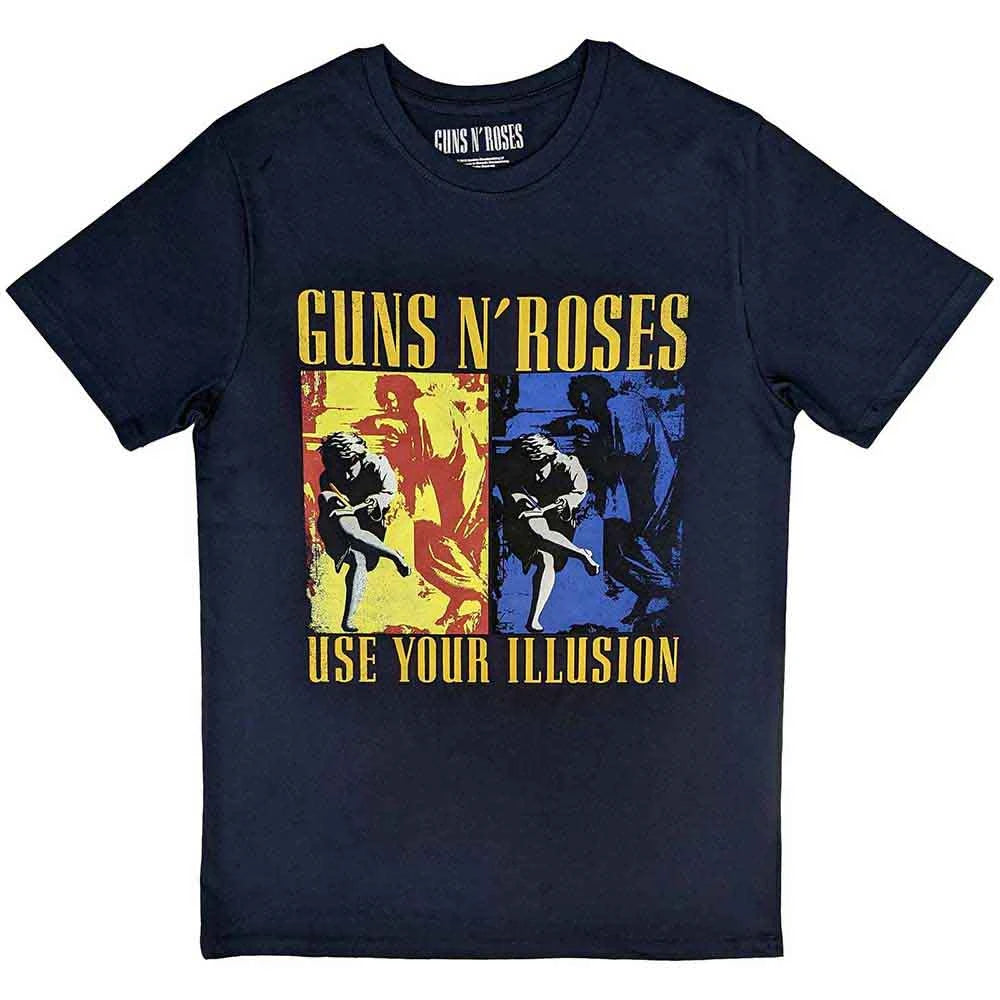 Guns N Roses Use Your Illusion Navy Tee
