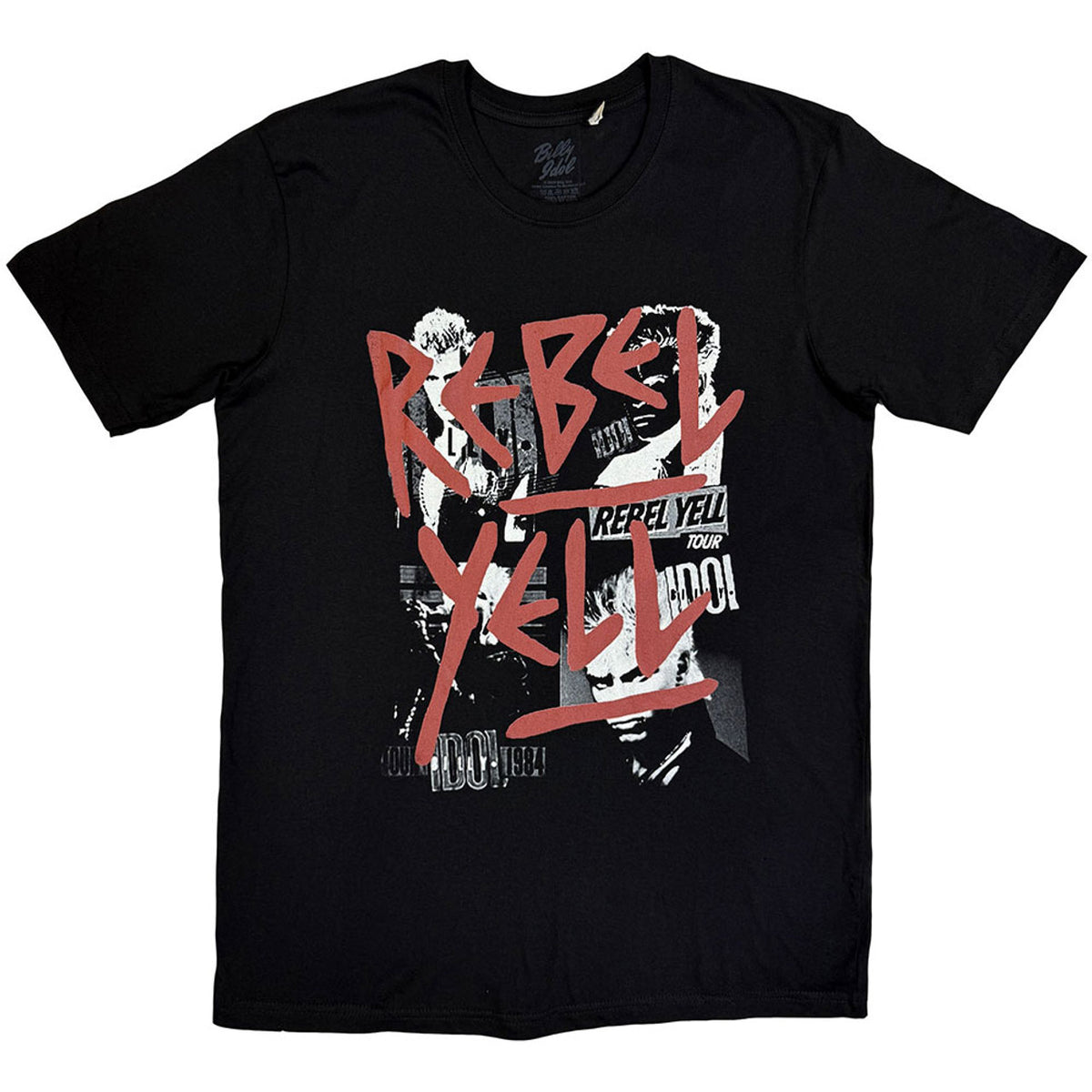 Billy Idol Tour '84 Black Tee
