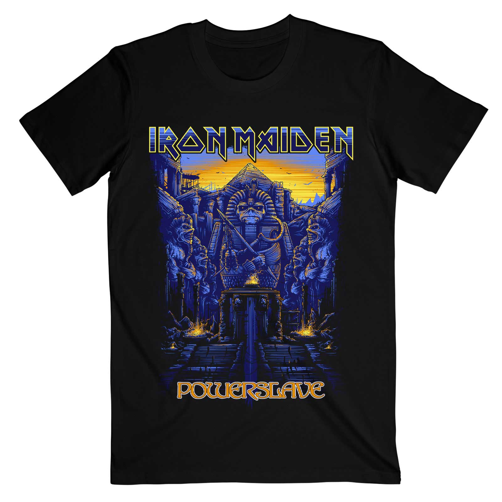 Iron Maiden Dark Ink Powerslaves Tee