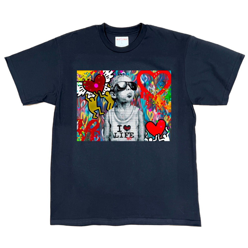 I Love Life Graffiti Tee