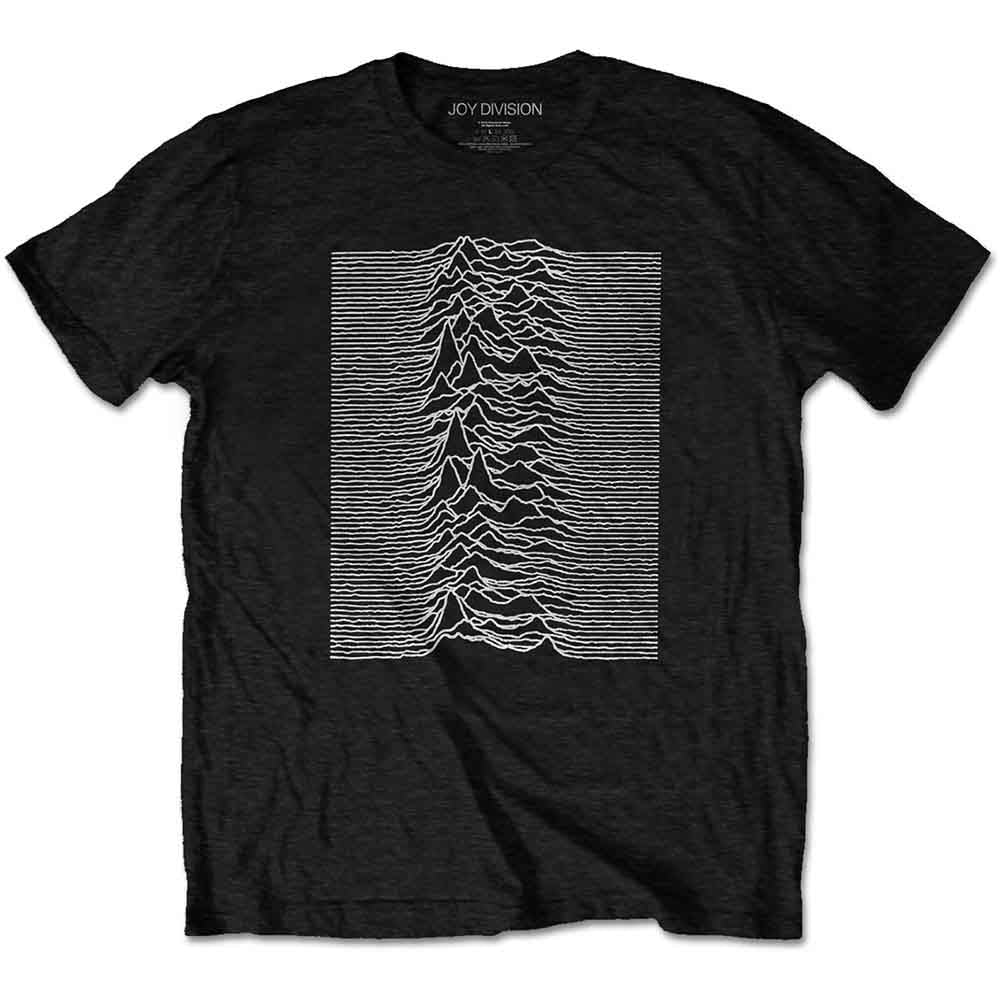 Joy Division Unknown Pleasure Back Print Black Tee