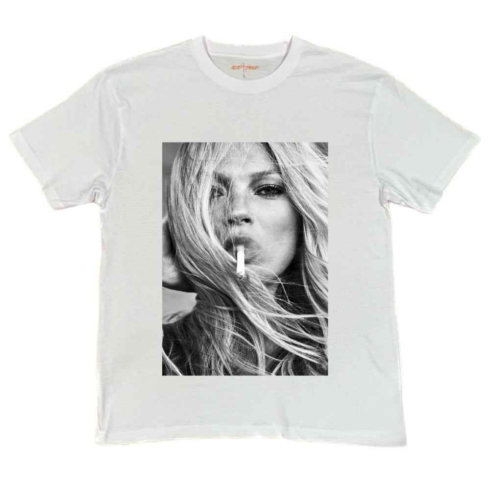 Kate Moss Smoking Design Tee