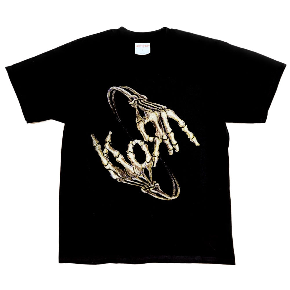 Korn Skeleton Hands Black Tee