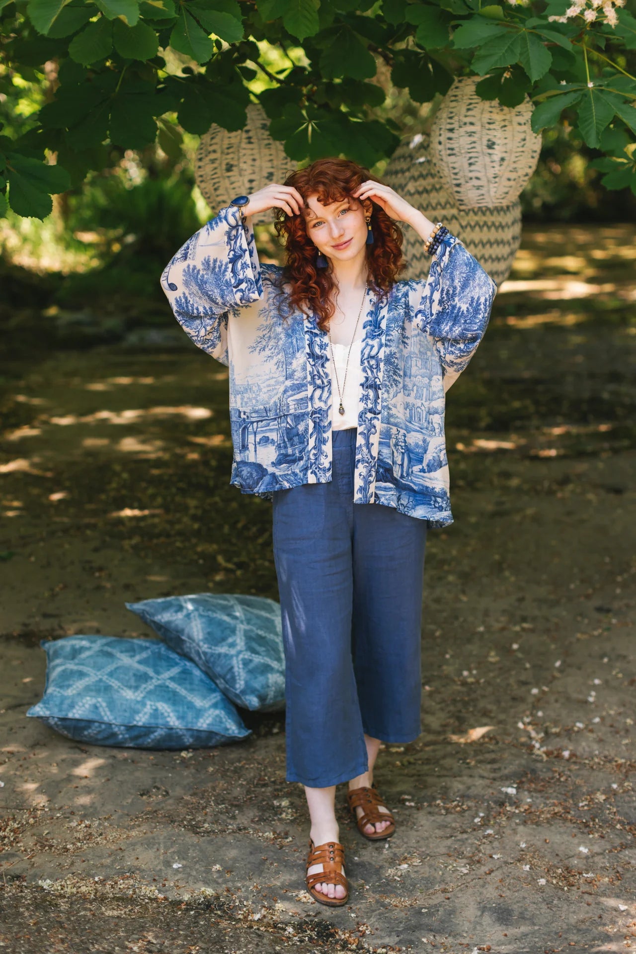 Let The Light In Duster Cropped Kimono