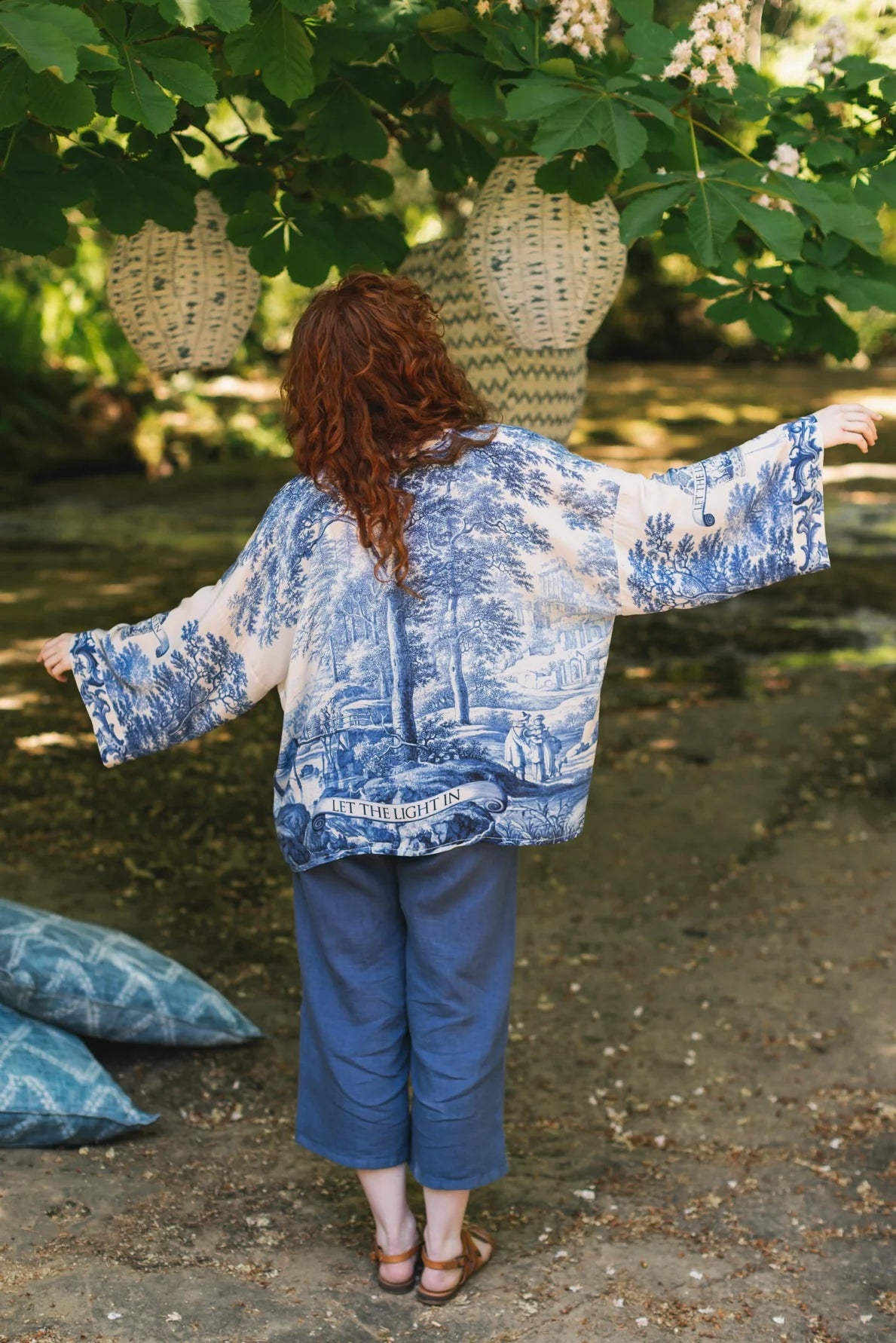 Let The Light In Duster Cropped Kimono