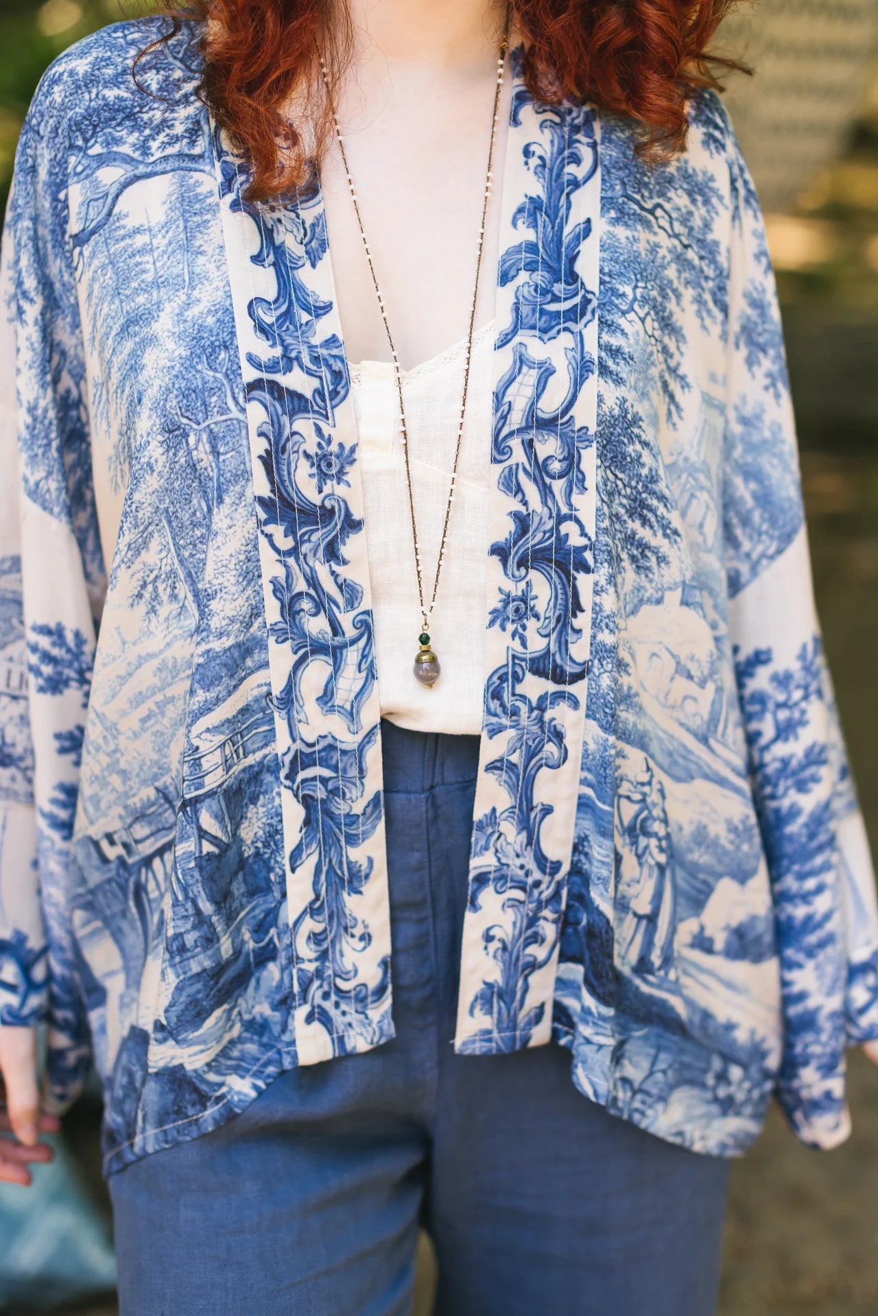 Let The Light In Duster Cropped Kimono