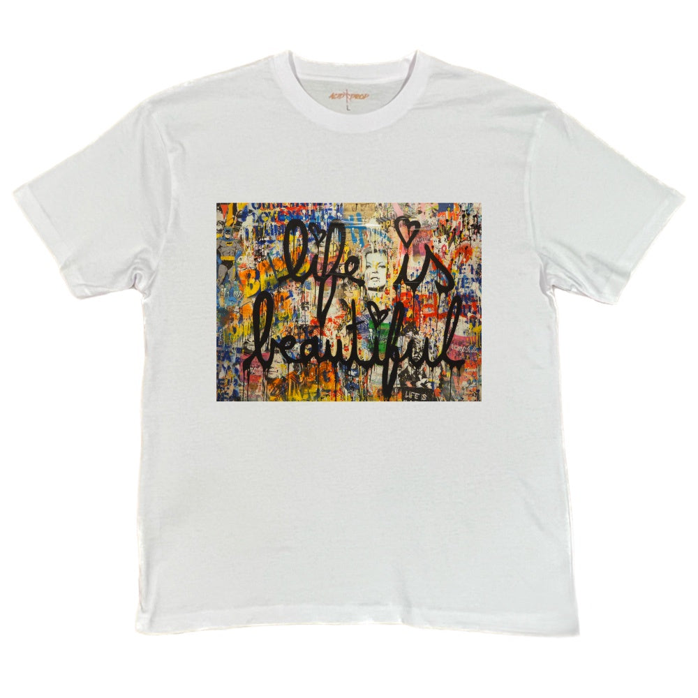 Life is Beautiful Graffiti Tee