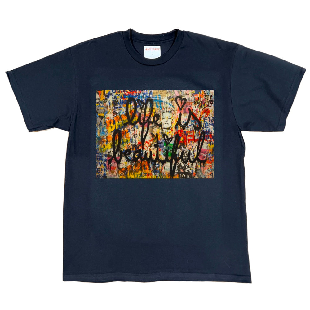 Life is Beautiful Graffiti Tee