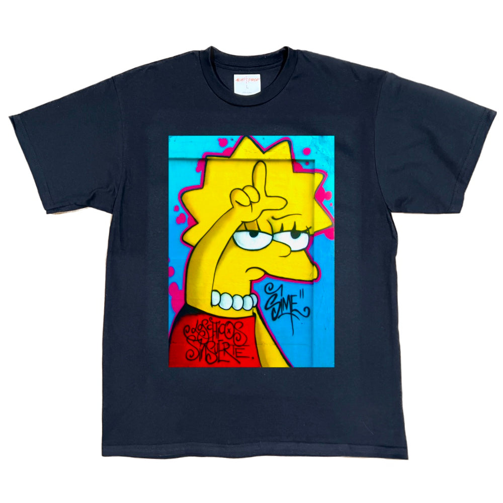 Lisa Simpson Graffiti Design Tee