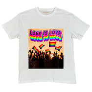 Love is Love Flags Design Tee