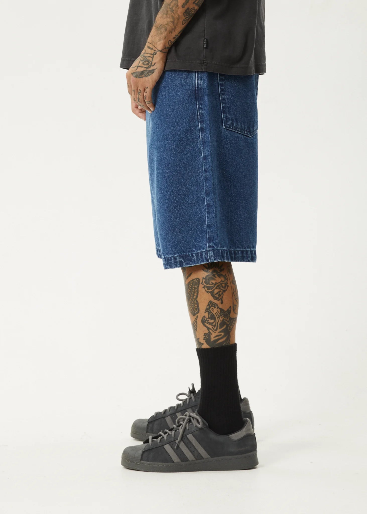 Lil C Denim Baggy Fit Short 22 Inch