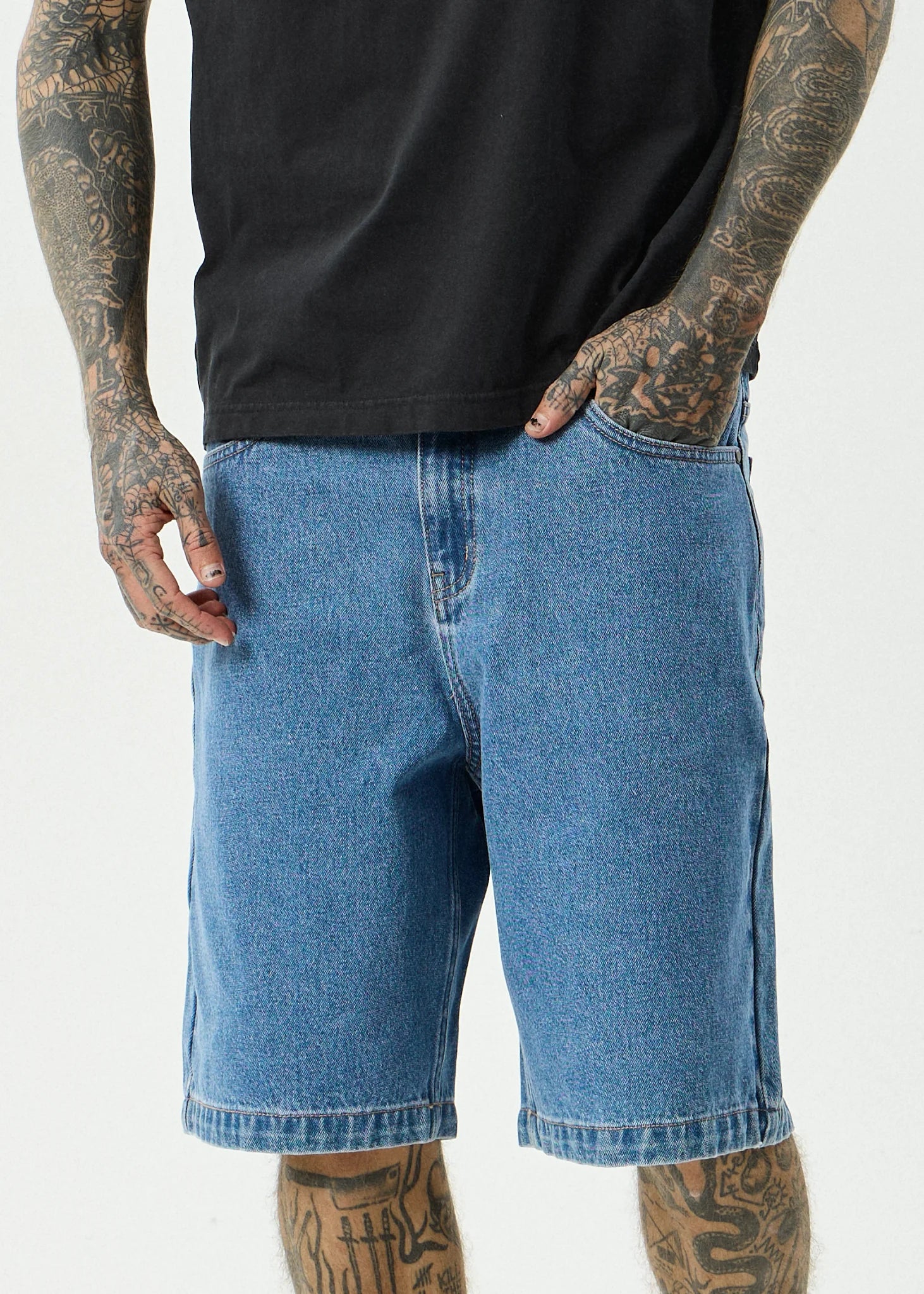 Lil C Denim Baggy Fit Short 22 Inch