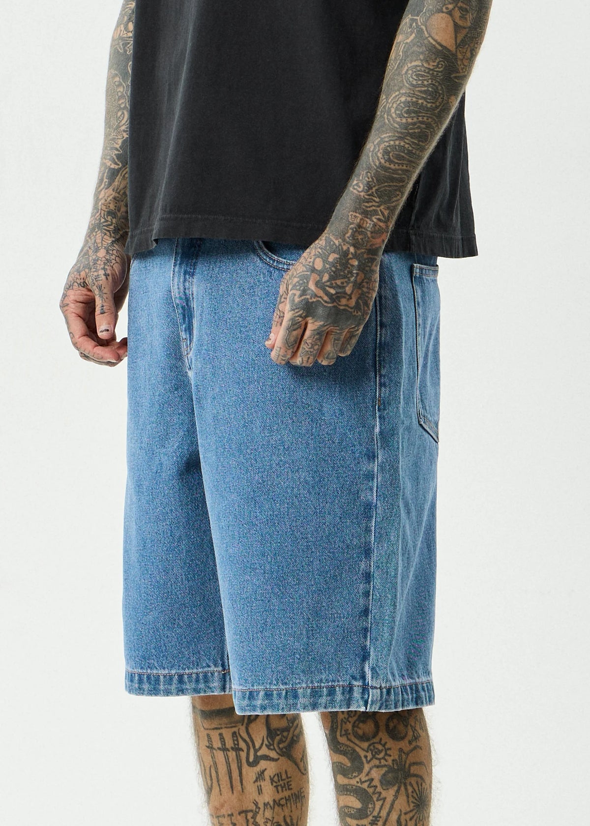 Lil C Denim Baggy Fit Short 22 Inch