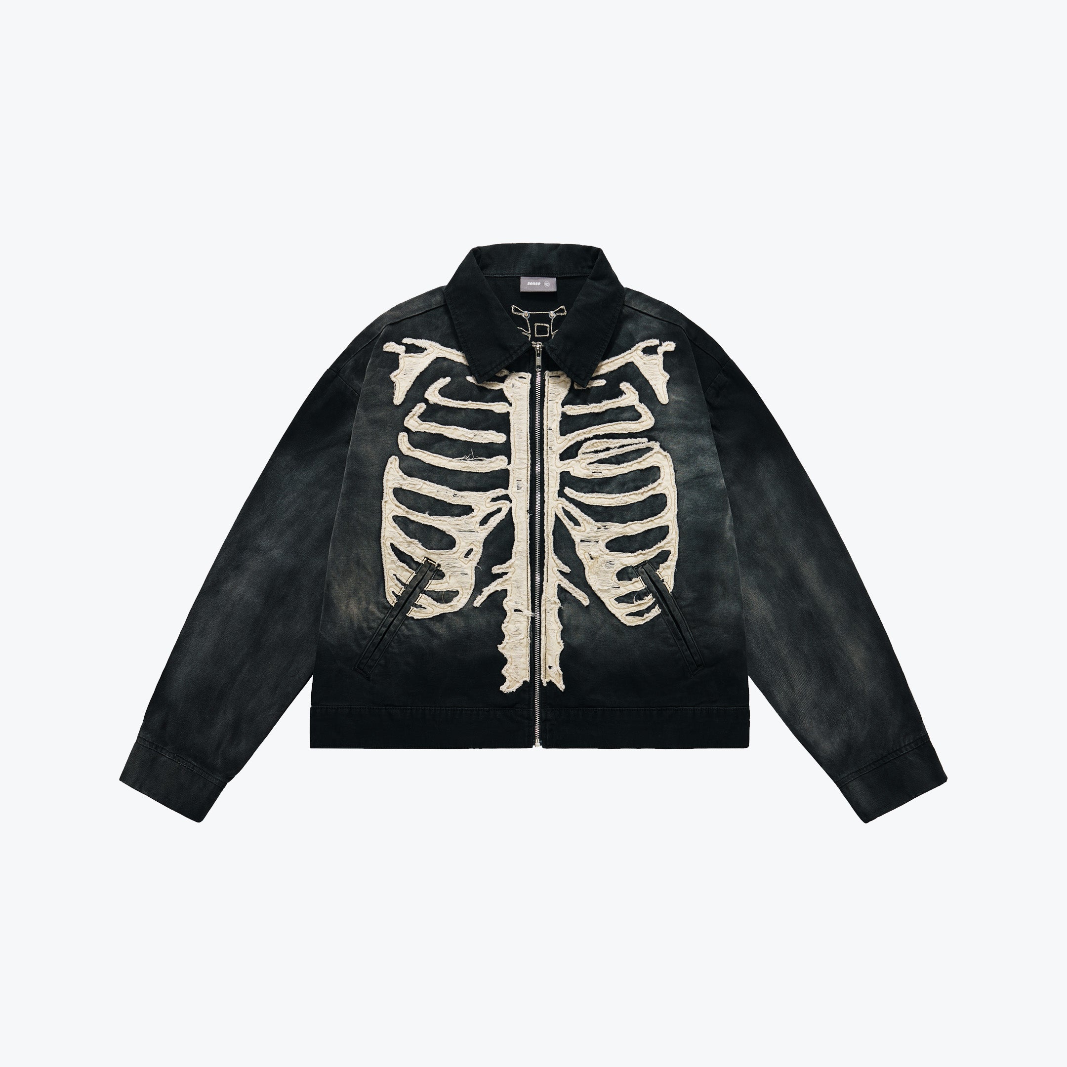 Sense Bone Patch Sulphur Dye Jacket
