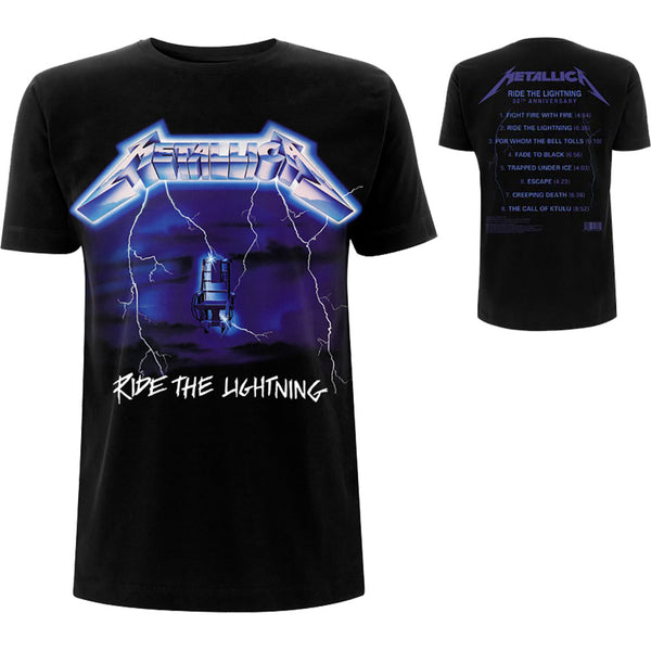 Metallica Ride The Lightning Tracks Tee