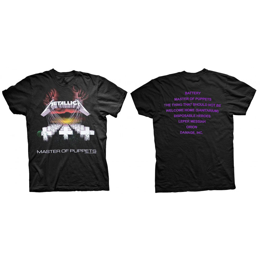 Metallica Master of Puppets Black Tee