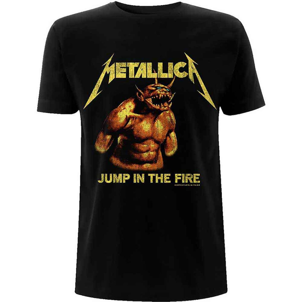 Metallica Jump In The Fire Black Tee