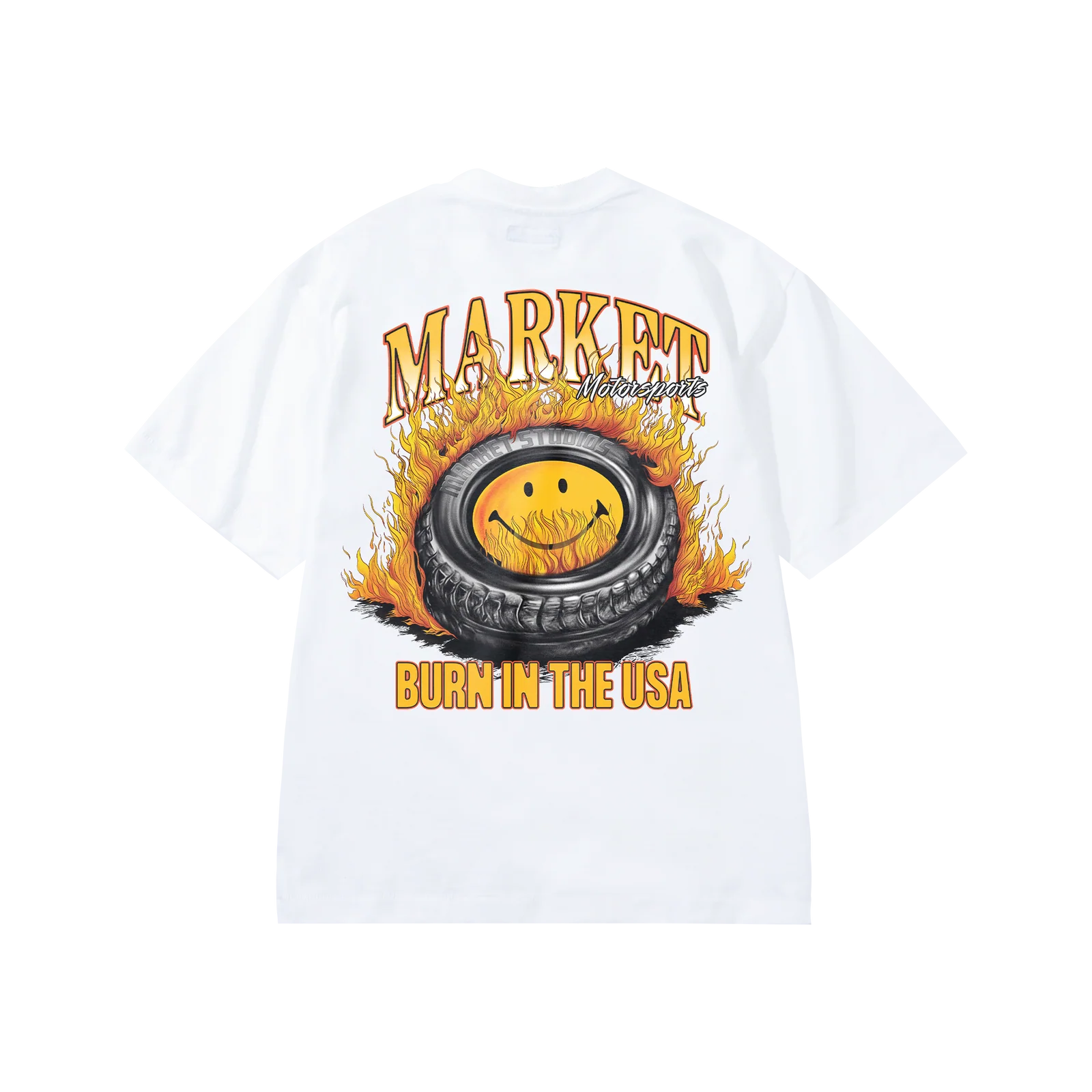 Smiley Burnt Rubber Tee