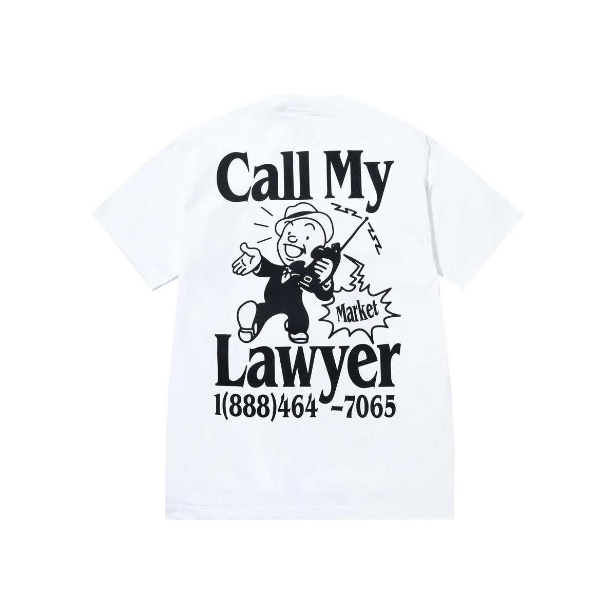 Walking And Talking Lawyer White Tee