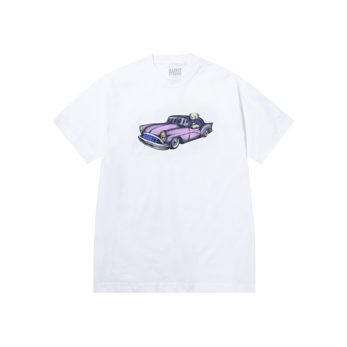 Lowrider Bear White Tee