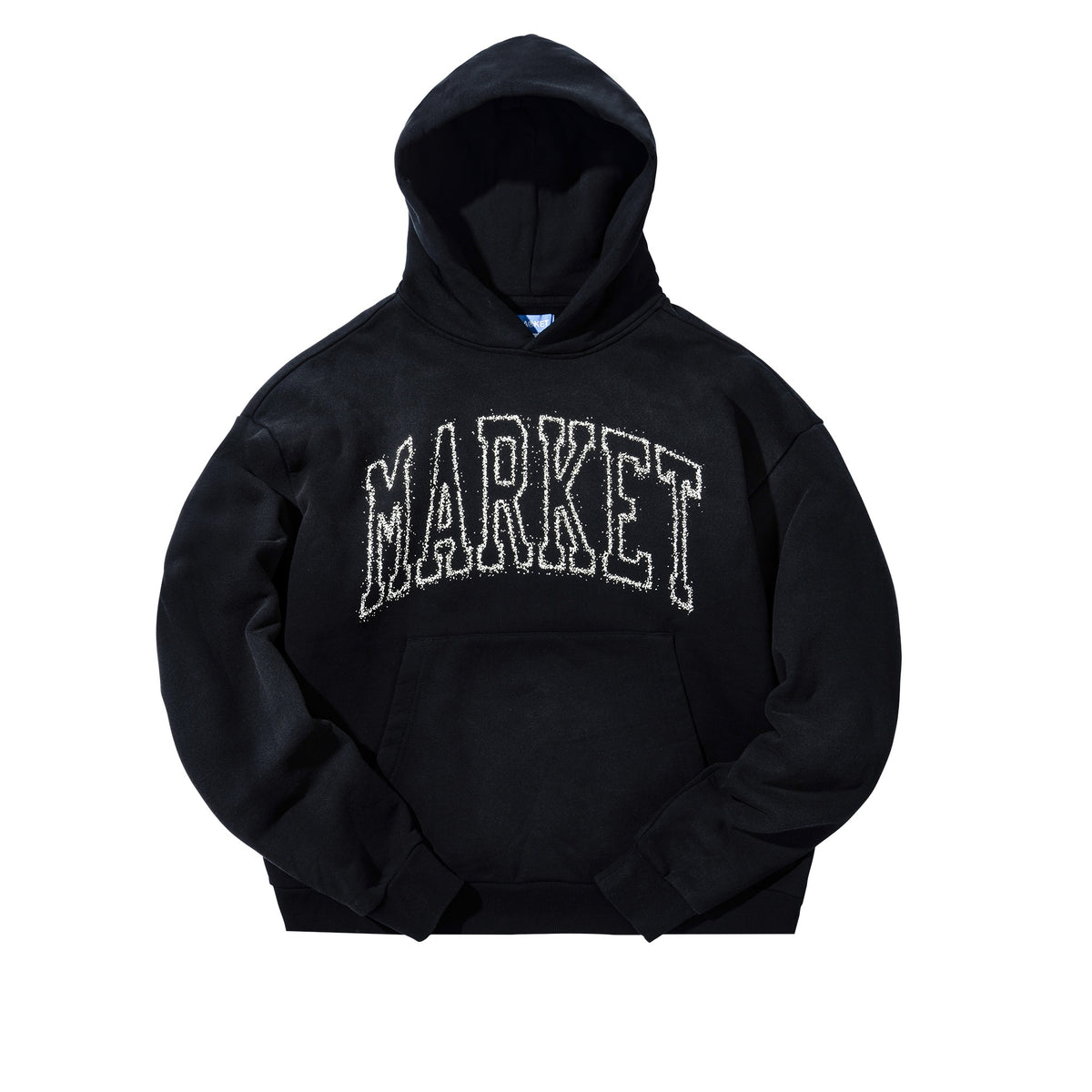 Market Reverse Arc Washed Black Hoodie