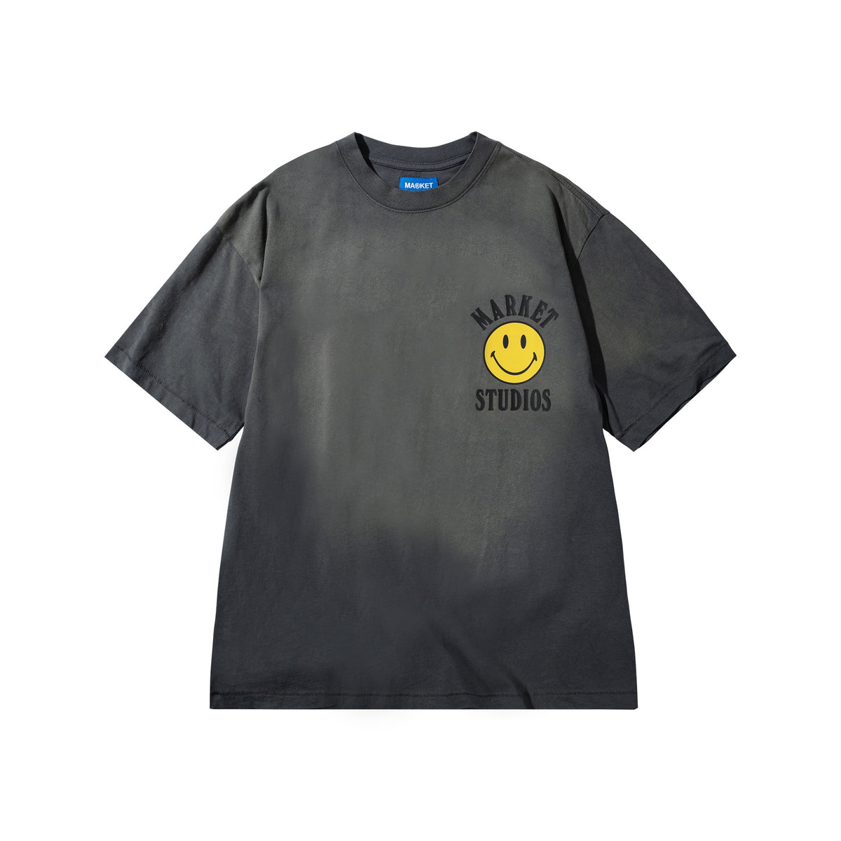 Smiley Lockup Q1 2025 Cement Tee