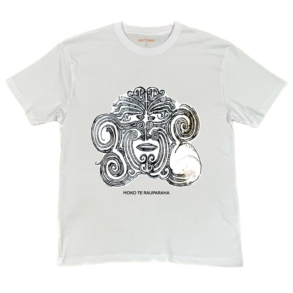 Moko Te Rauparaha Design Tee