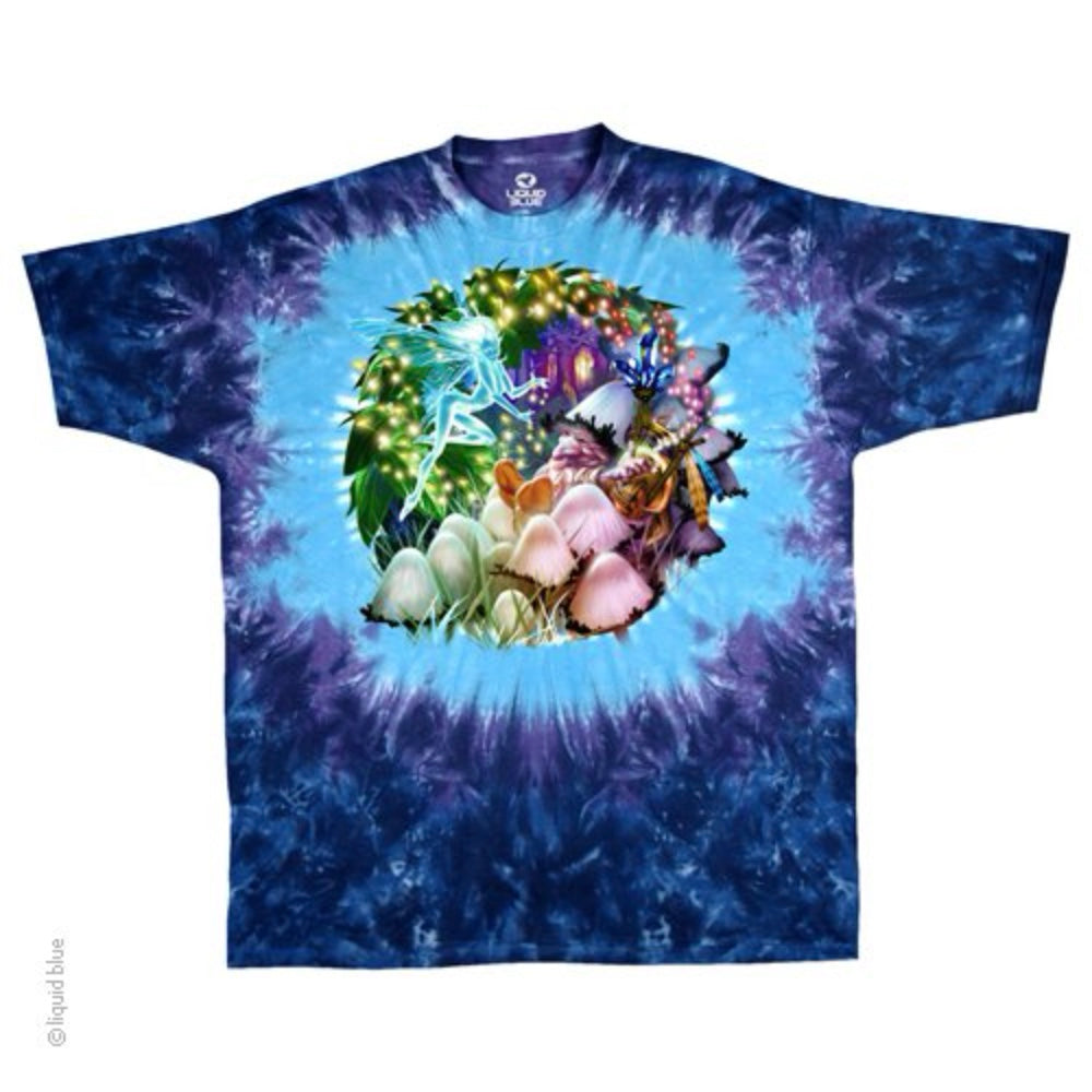 Mushroom Garden Tie Dye Tee