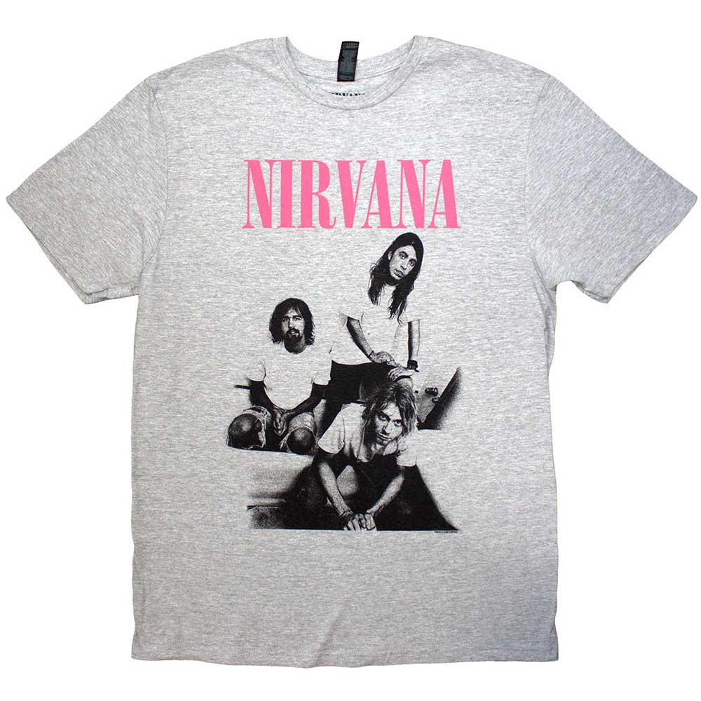 Nirvana Bathroom Photo Grey Tee