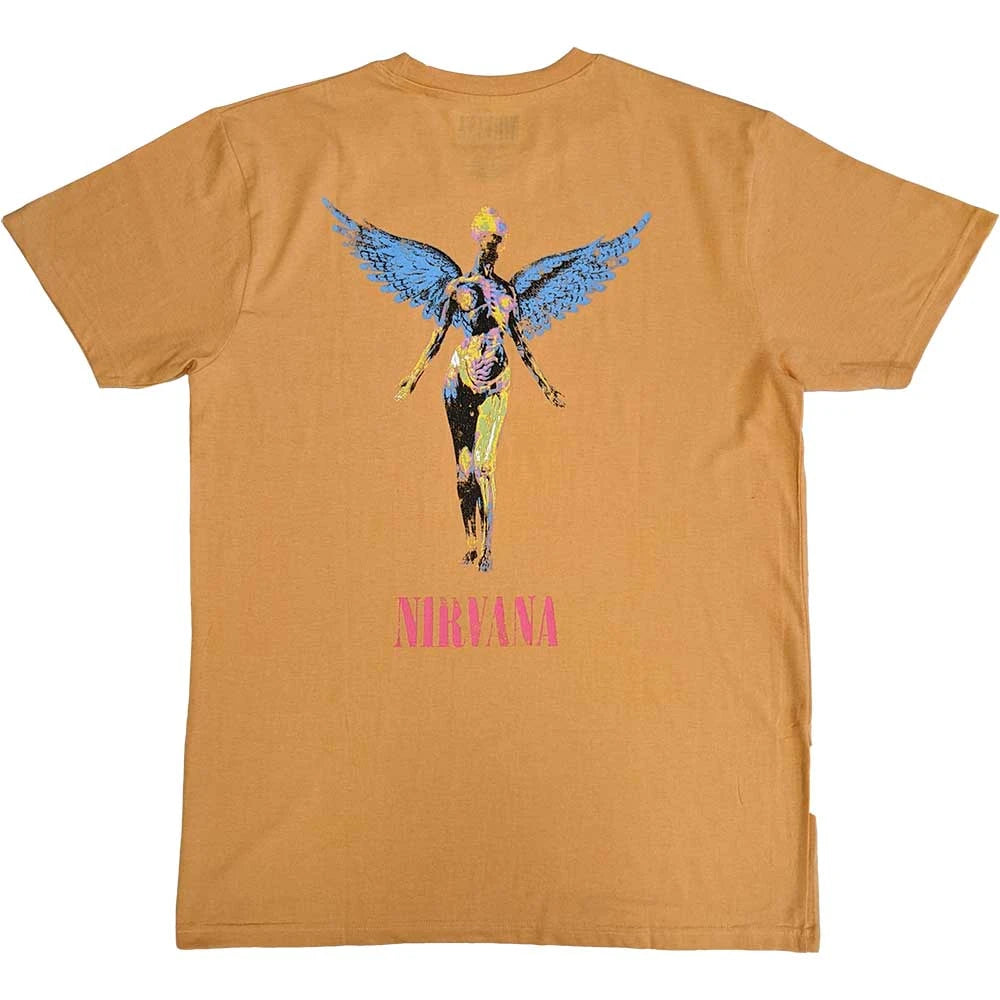 Nirvana Orange In Utero Angel Tee