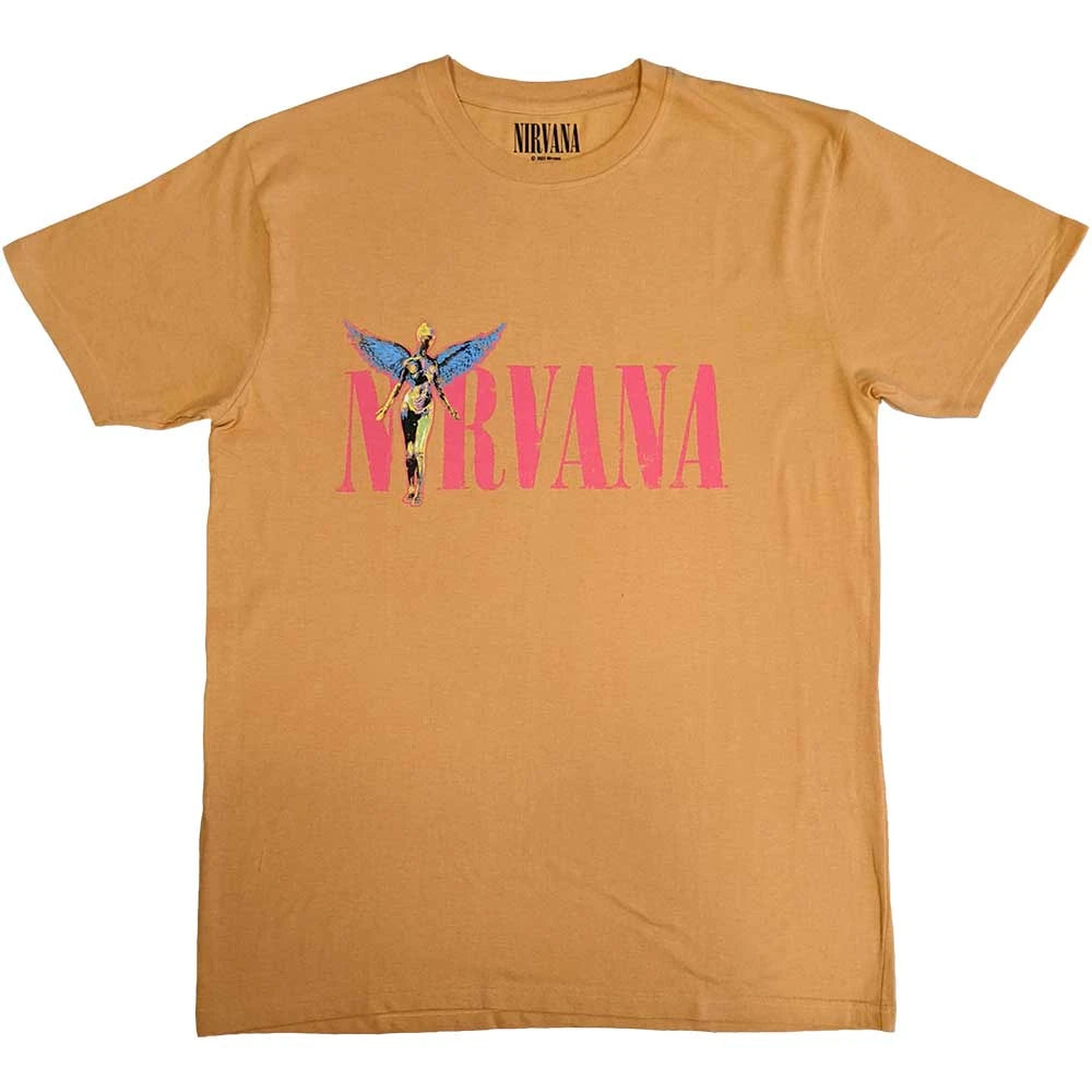 Nirvana Orange In Utero Angel Tee
