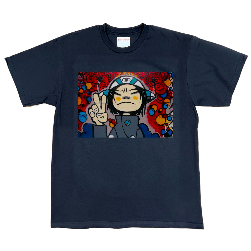 Noodle Graffiti Black Tee